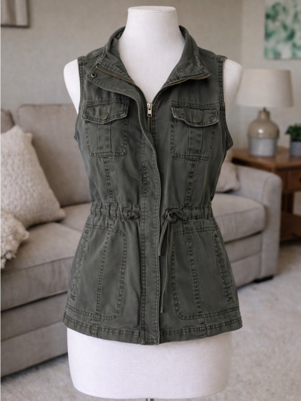 a new day Olive Green Vest